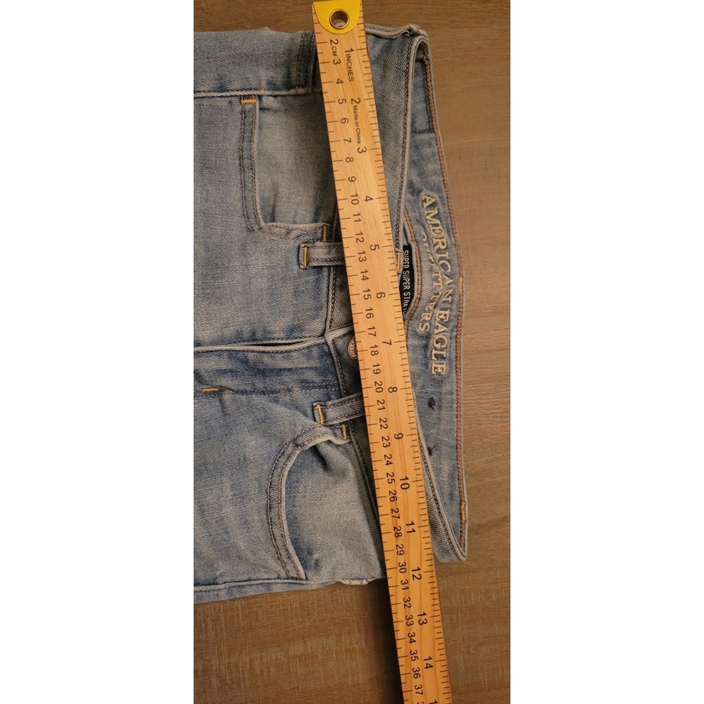 Lot 2 American Eagle Jeans  Mom Jeans Size 0 00 Regular 24w 27 Skinny Light Dark